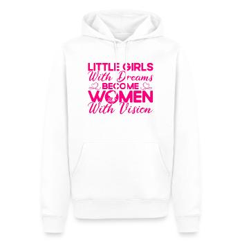 Feminist gender equality F - Men’s Premium Organic Hoodie - white - Front - Nico (187cm)
