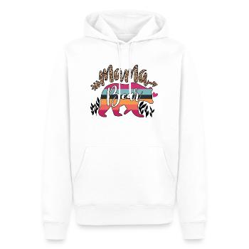 Mother's Day Vintage Mama/Mom 2 - Men’s Premium Organic Hoodie - white - Front - Nico (187cm)