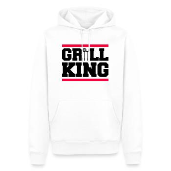 grill king - Männer Premium Bio Hoodie - Weiß - Vorne - Nico (187cm)