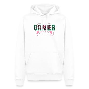 gamer zocker zocken - Männer Premium Bio Hoodie - Weiß - Vorne - Nico (187cm)
