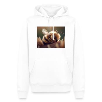 Animaux mignons en hibernation – tortue - Sweat à capuche Premium bio Homme - blanc - Devant - Nico (187cm)