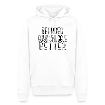 awesome beard products beard shaping joke cool - Männer Premium Bio Hoodie - Weiß - Vorne - Nico (187cm)