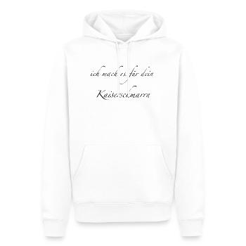 Kaiserschmarrn - Männer Premium Bio Hoodie - Weiß - Vorne - Nico (187cm)