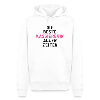 Kassierer Kassiererin Handel Verkäufer Kasse - Männer Premium Bio Hoodie - Weiß - Vorne - Nico (187cm)
