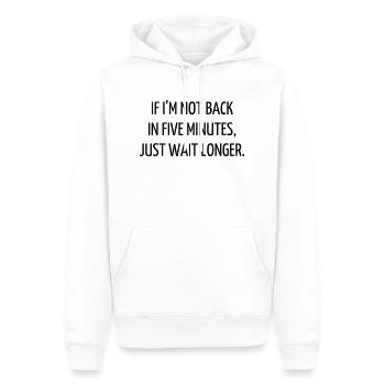 Cinema / Film / Zitat / TV-Serie - Männer Premium Bio Hoodie - Weiß - Vorne - Nico (187cm)