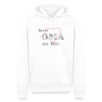 Beste Oma - Männer Premium Bio Hoodie - Weiß - Vorne - Nico (187cm)
