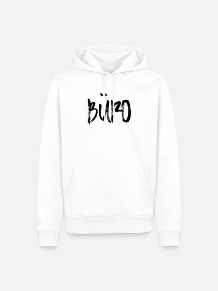Büro - Männer Premium Bio Hoodie - Weiß