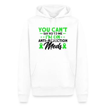 Organtransplantation Organspender Operation - Männer Premium Bio Hoodie - Weiß - Vorne - Nico (187cm)