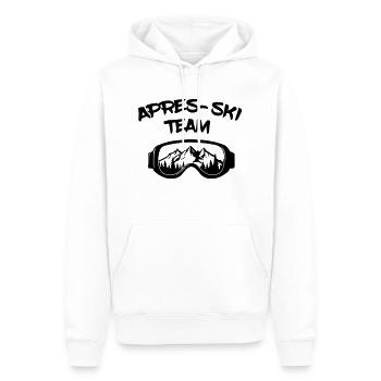 Apres Ski Team - Männer Premium Bio Hoodie - Weiß - Vorne - Nico (187cm)