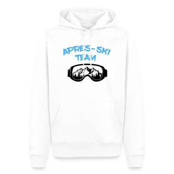 Apres Ski Team - Männer Premium Bio Hoodie - Weiß - Vorne - Nico (187cm)