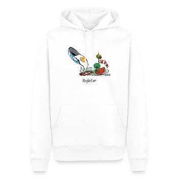 Paragliding Gleitschirm Pilot Vogel Ei - Männer Premium Bio Hoodie - Weiß - Vorne - Nico (187cm)