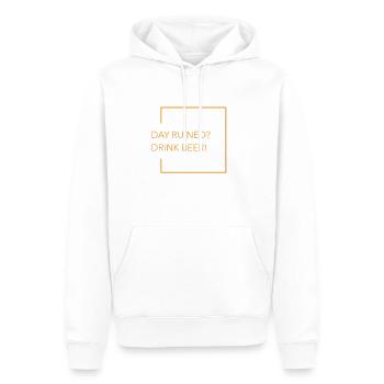 Day Ruined? Drink Beer! Mode Geschenkidee - Männer Premium Bio Hoodie - Weiß - Vorne - Nico (187cm)