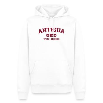 Antigua and Barbuda - St John's - West Indies - Men’s Premium Organic Hoodie - white - Front - Nico (187cm)