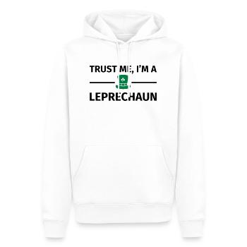 Trust Me I'm a Leprechaun - Männer Premium Bio Hoodie - Weiß - Vorne - Nico (187cm)