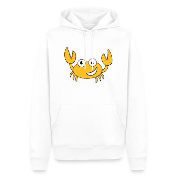 Krebs - Männer Premium Bio Hoodie - Weiß - Vorne - Nico (187cm)