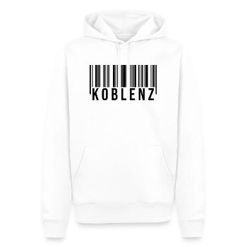 Koblenz Westerwald - Männer Premium Bio Hoodie - Weiß - Vorne - Nico (187cm)
