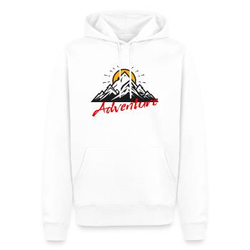 Mountain Panorama Adventure - Mountain Adventure - Men’s Premium Organic Hoodie - white - Front - Nico (187cm)