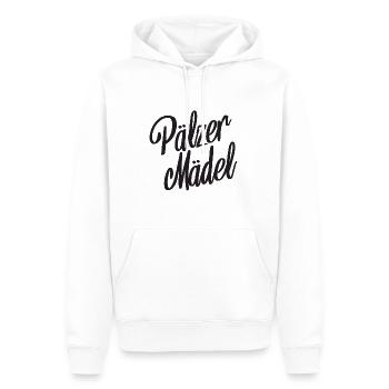Pälzer Mädel Pfälzerin Pfalz Heimat Liebe Dialekt - Männer Premium Bio Hoodie - Weiß - Vorne - Nico (187cm)