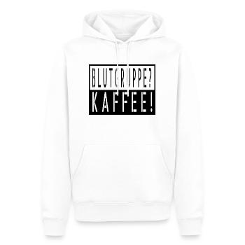 kaffee tasse coffeeshop witzig geek - Männer Premium Bio Hoodie - Weiß - Vorne - Nico (187cm)