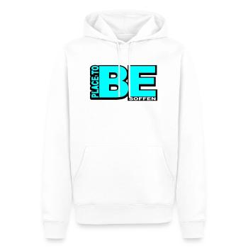 PLACE TO BE DRUNK - Men’s Premium Organic Hoodie - white - Front - Nico (187cm)