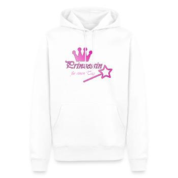 Prinzessin - Männer Premium Bio Hoodie - Weiß - Vorne - Nico (187cm)