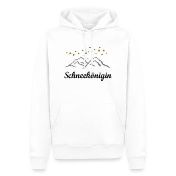 Reine des neiges Sports d'hiver Ski Alpin - Sweat à capuche Premium bio Homme - blanc - Devant - Nico (187cm)
