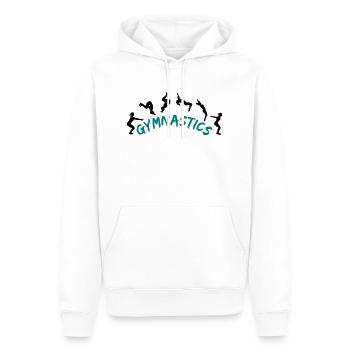 Turnen, Turnerin - Männer Premium Bio Hoodie - Weiß - Vorne - Nico (187cm)