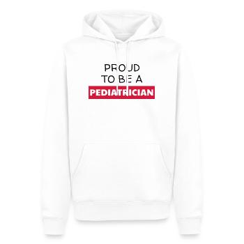 Arzt / Medizin / Kinderarzt / Kinderheilkunde - Männer Premium Bio Hoodie - Weiß - Vorne - Nico (187cm)