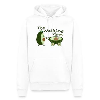 Avocat comme une mère qui marche - Sweat à capuche Premium bio Homme - blanc - Devant - Nico (187cm)