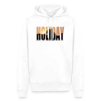 Feiertag - Männer Premium Bio Hoodie - Weiß - Vorne - Nico (187cm)