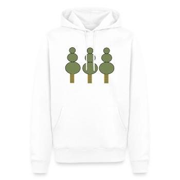 Save Our Trees - Männer Premium Bio Hoodie - Weiß - Vorne - Nico (187cm)