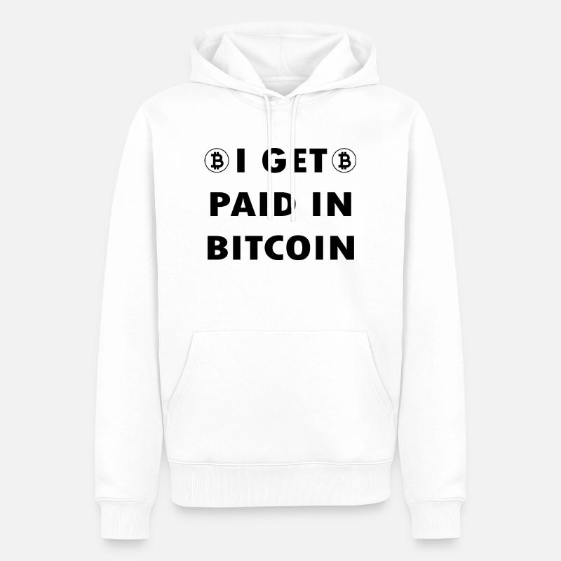 Bitcoin Trading Crypto Stocks - Sweat à capuche Premium bio Homme - blanc