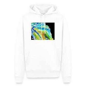 crocodile to heaven - Männer Premium Bio Hoodie - Weiß - Vorne - Nico (187cm)