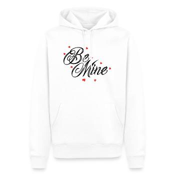 be mine - Men’s Premium Organic Hoodie - white - Front - Nico (187cm)