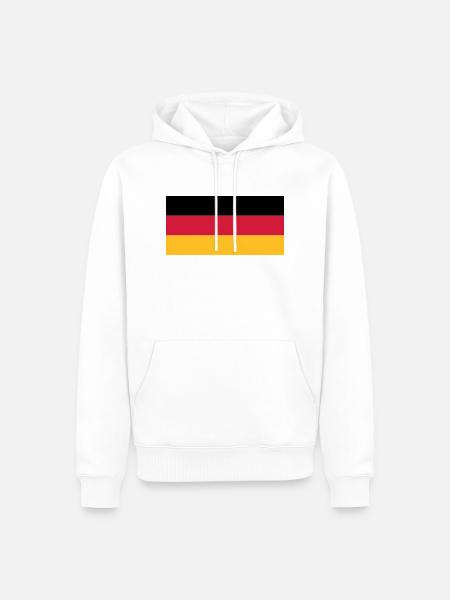 Deutschland - Sweat à capuche Premium bio Homme - blanc