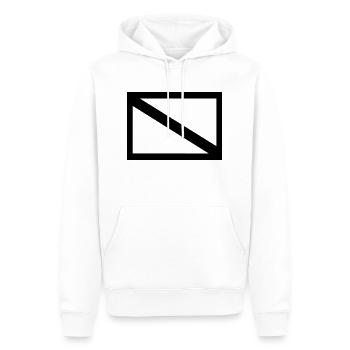 DiveFlag - Männer Premium Bio Hoodie - Weiß - Vorne - Nico (187cm)