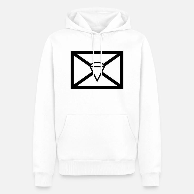 Fallschirmjäger - Männer Premium Bio Hoodie - Weiß