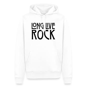 Long Live Rock - Männer Premium Bio Hoodie - Weiß - Vorne - Nico (187cm)