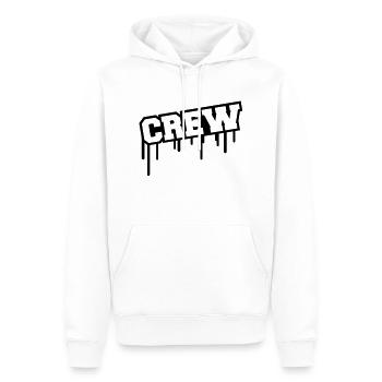 crew_designc1 - Sweat à capuche Premium bio Homme - blanc - Devant - Nico (187cm)