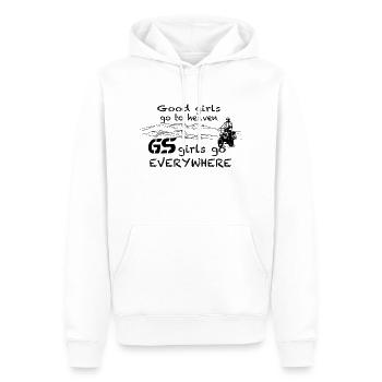 Good Girls and GS Girls... - Männer Premium Bio Hoodie - Weiß - Vorne - Nico (187cm)