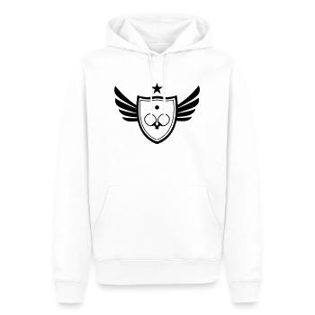 Ping Pong - Männer Premium Bio Hoodie - Weiß - Vorne - Nico (187cm)