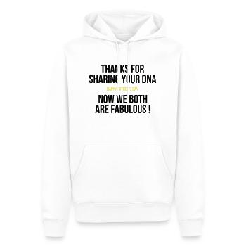 Father's Day - Men’s Premium Organic Hoodie - white - Front - Nico (187cm)