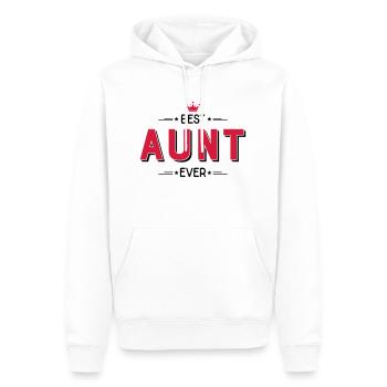 Aunt - Männer Premium Bio Hoodie - Weiß - Vorne - Nico (187cm)