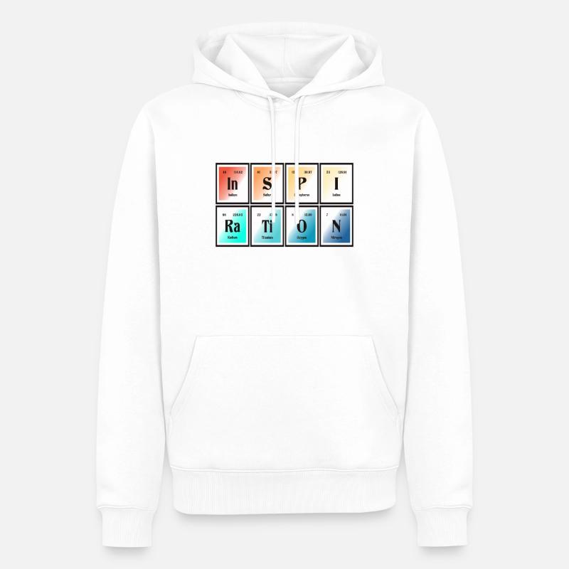 Inspiration | Periodensystem der Elemente - Männer Premium Bio Hoodie - Weiß