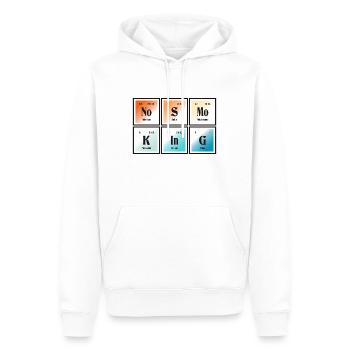 28 Nichtraucher3 Sc - Männer Premium Bio Hoodie - Weiß - Vorne - Nico (187cm)