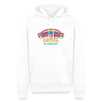 Mutter Liebe Ist Endlos Muttertag Mama Geschenk - Männer Premium Bio Hoodie - Weiß - Vorne - Nico (187cm)