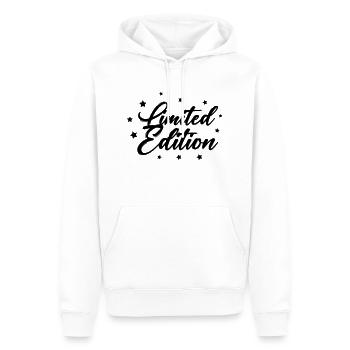Édition limitée - Sweat à capuche Premium bio Homme - blanc - Devant - Nico (187cm)