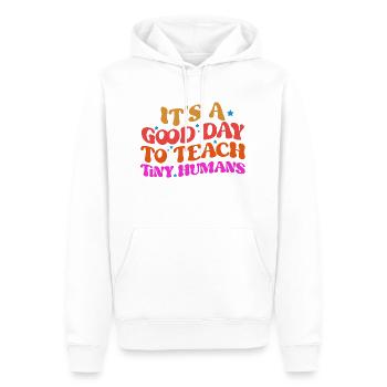 Lehramt Grundschule Lehramt Lehramt - Männer Premium Bio Hoodie - Weiß - Vorne - Nico (187cm)