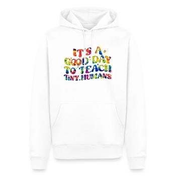 Lehramt Grundschule Lehramt Lehramt - Männer Premium Bio Hoodie - Weiß - Vorne - Nico (187cm)
