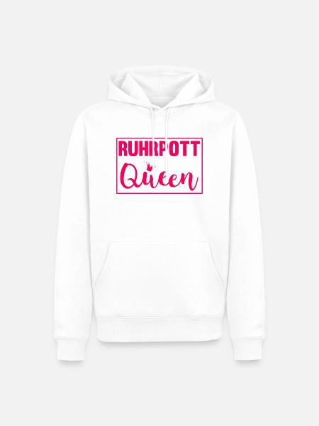 Ruhrpott Queen Ruhrgebiet - Männer Premium Bio Hoodie - Weiß